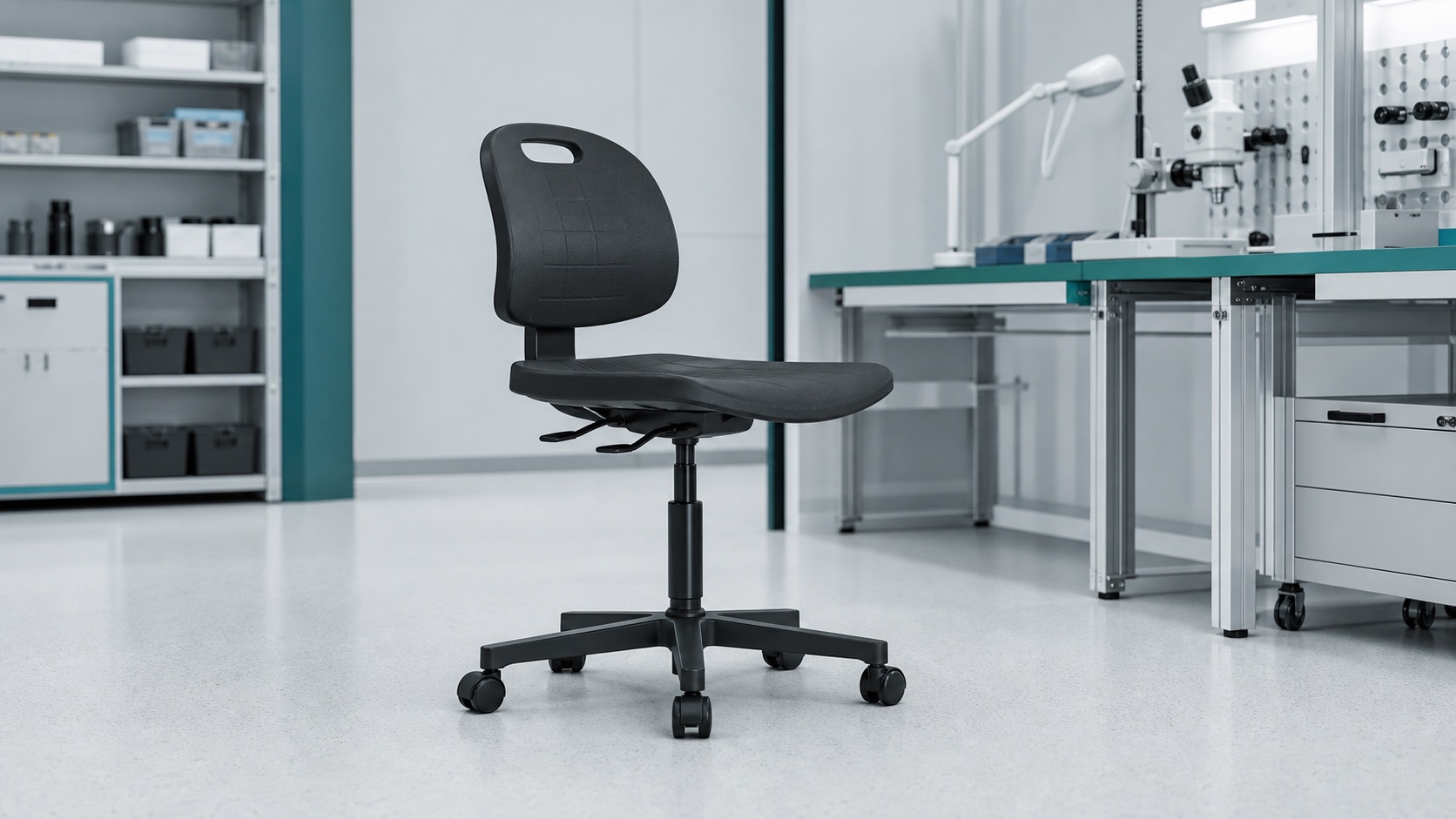 Laboratory and ESD chair gas lift application scene